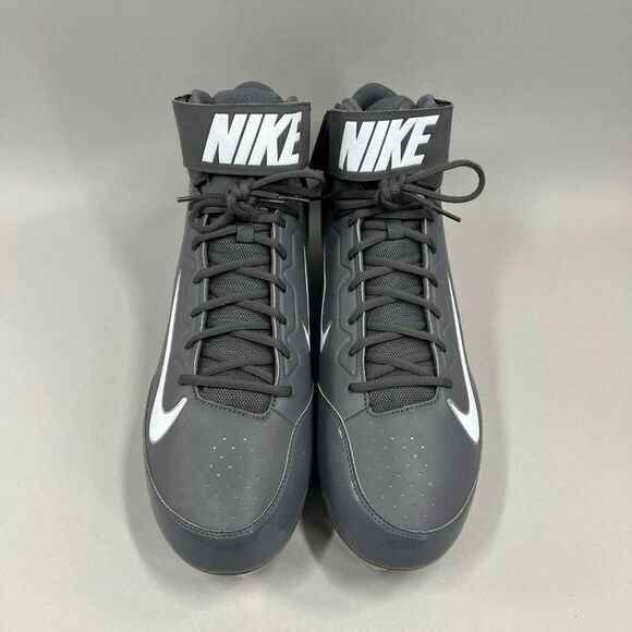 Nike Huarache Strike Mid Baseball Cleats Men\'s Size 16 Grey‎ Metal Performance main image 9